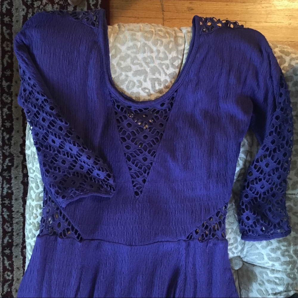 Freepeople crocheted dress